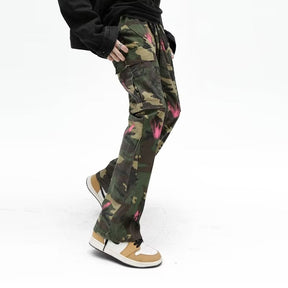 Urban Street Camouflage Splash Jeans