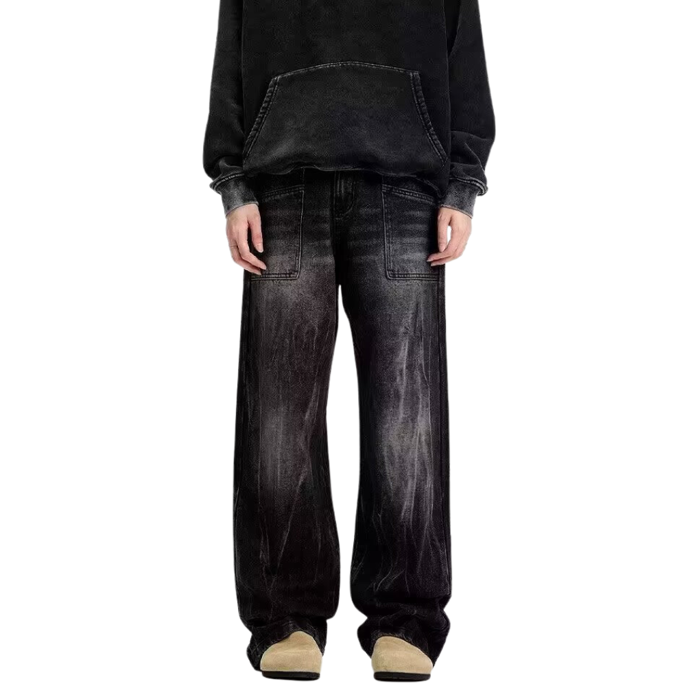 Hip Hop Black Wash Jeans