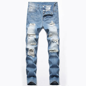 Jeans Nostalgic Ripped Straight Pants