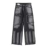 High Street Frayed Gradient Jeans