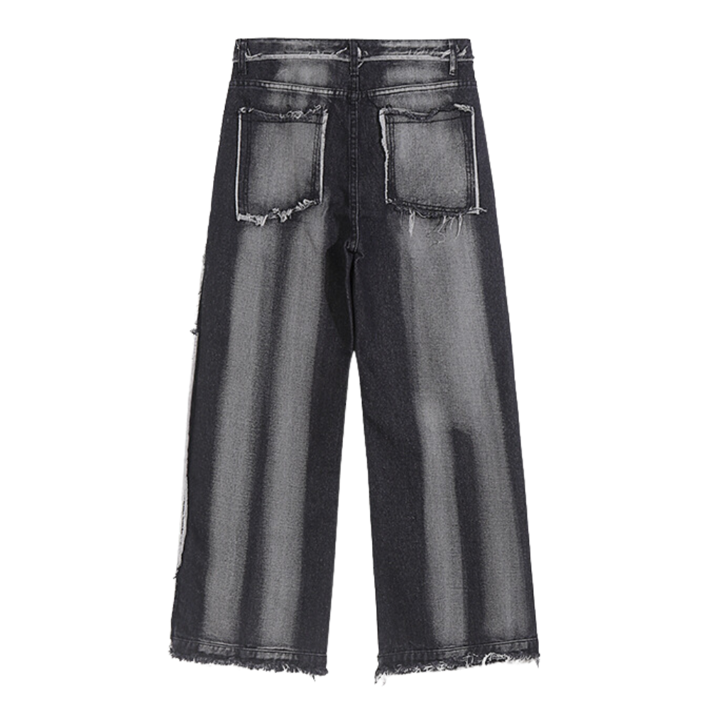 High Street Frayed Gradient Jeans