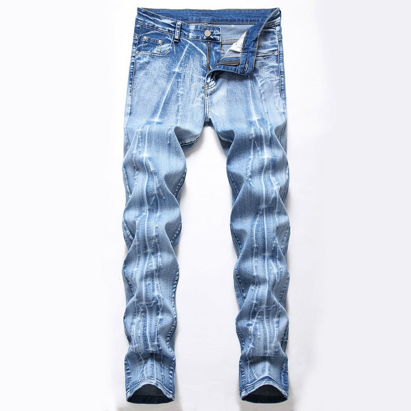 Casual Mens Skinny Jeans Hip Hop Denim Trousers