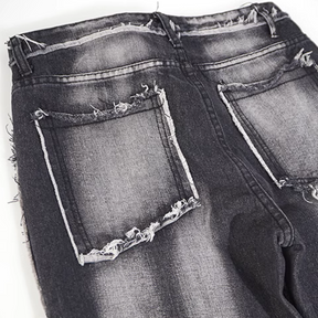 High Street Frayed Gradient Jeans