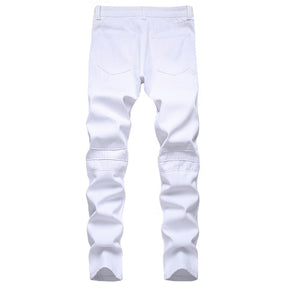 Men's Jeans Men Textured Slant Pocket Pants