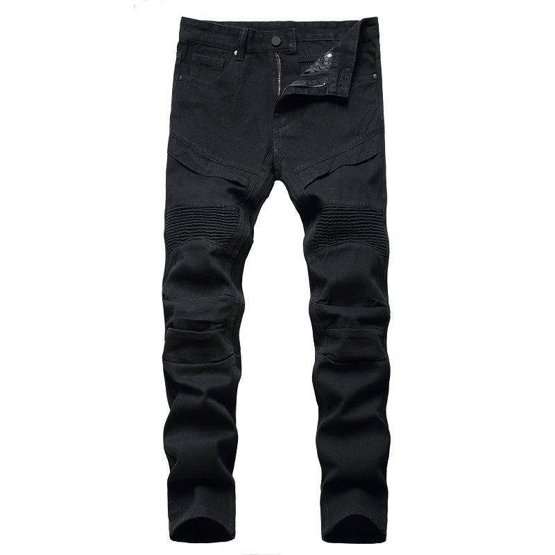 Men's Jeans Men Textured Slant Pocket Pants