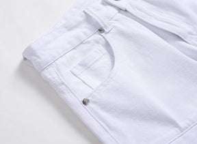 Men's Jeans Men Textured Slant Pocket Pants