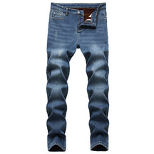 Men's Winter Fleece Warm Jeans