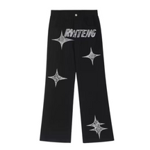 Star Embroidered Solid Jeans