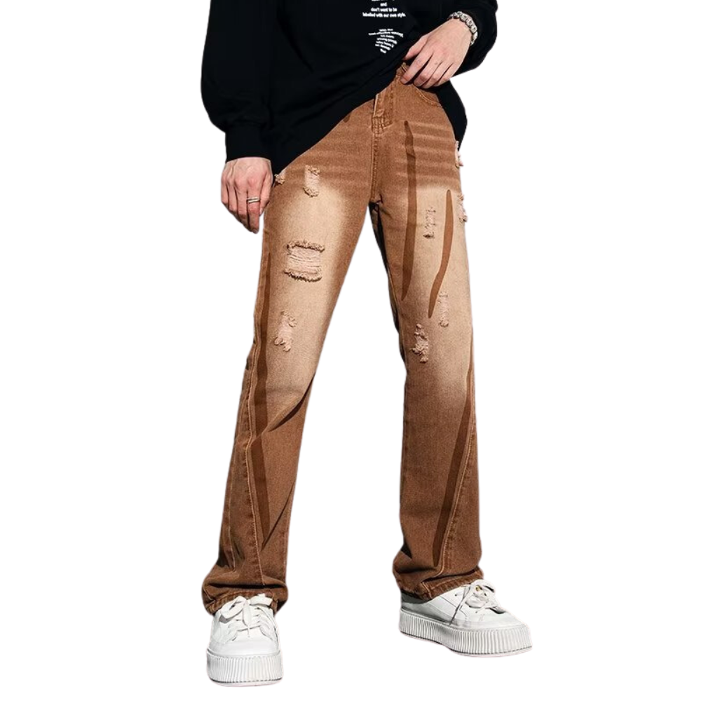 Street Scratch Design Jeans