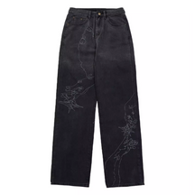 High Street Embroidered Jeans