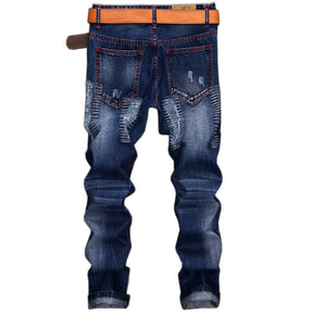 Men's Straight Jeans Spring Fashion Casual Pants