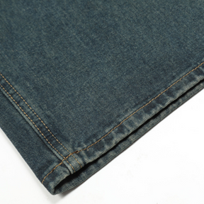 Retro Gradient Washed Straight Leg Jeans