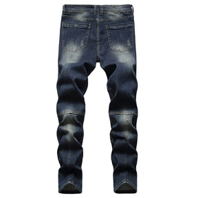 Men's Jeans Personalized Patchwork Pants