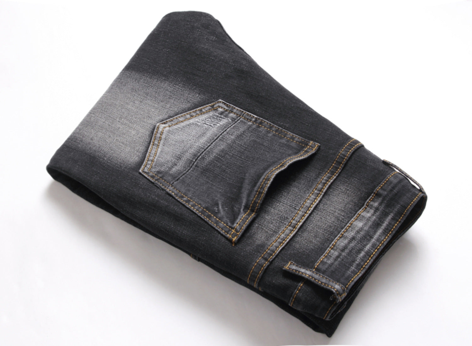 Men's Fashionable Motorcycle Slim Fit Street Jeans