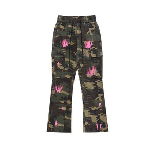 Urban Street Camouflage Splash Jeans