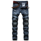 Men's Fashion Jeans Ripped Denim Pants