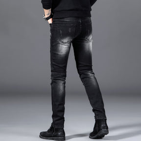 2024 Men's New Trendy Motorcycle Stretch Slim Jeans